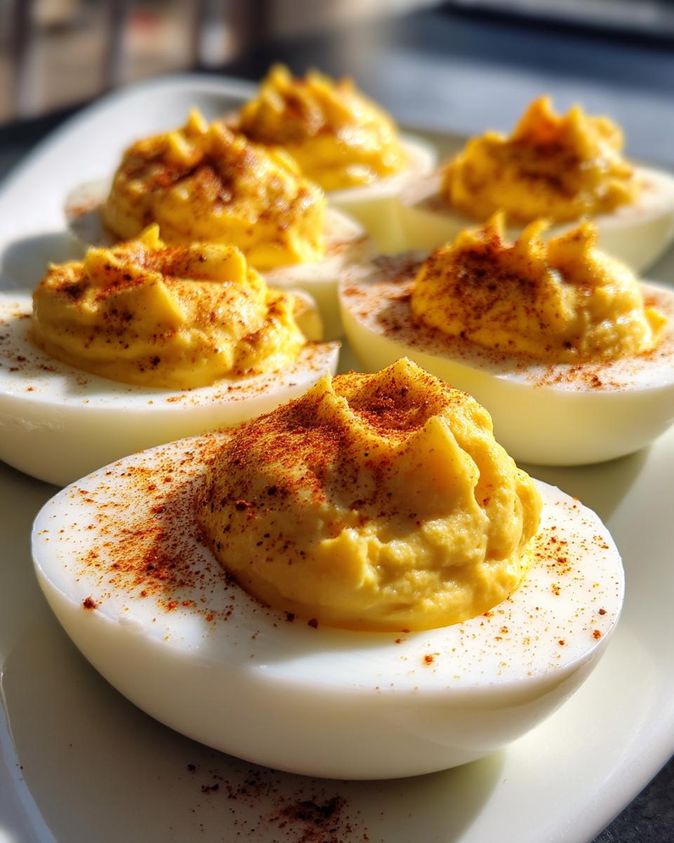 deviled eggs - detail 3