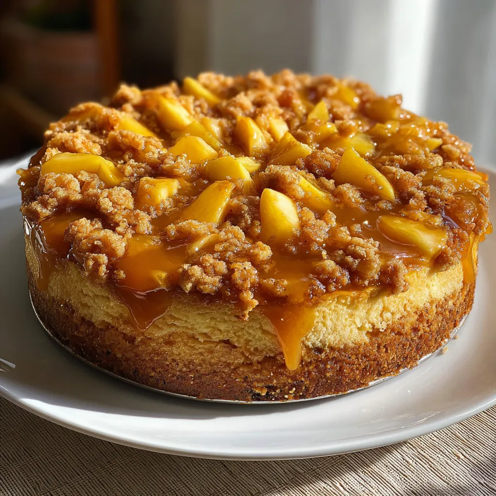 Apple Crumble Cheesecake