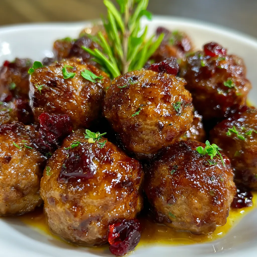 Best Christmas Cranberry Meatballs