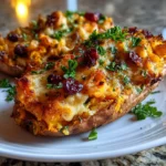 Cranberry Apple Twice-Baked Sweet Potatoes