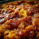 Crockpot Caramel Apple Dump Cake