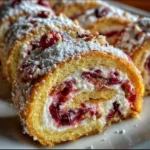 Festive Christmas Cranberry Roll Ups