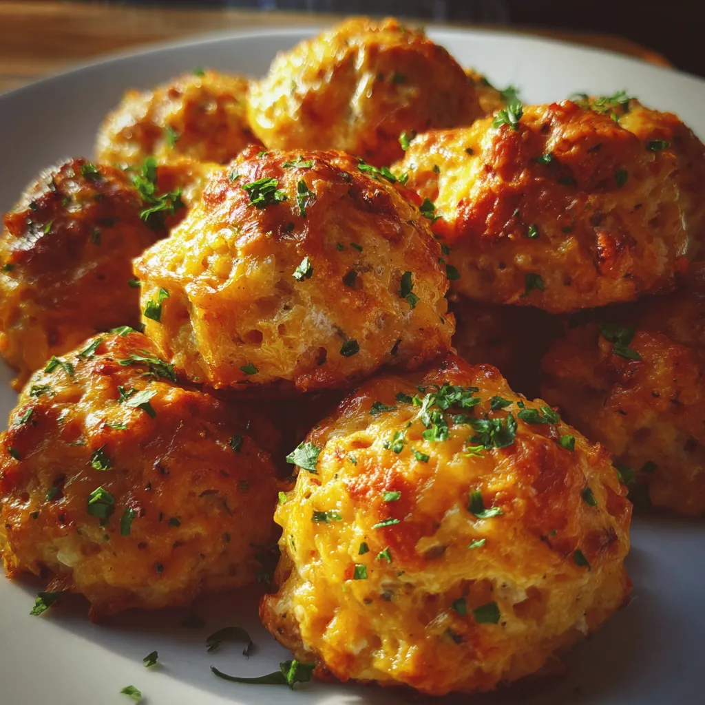 sausage balls with red lobster biscuits