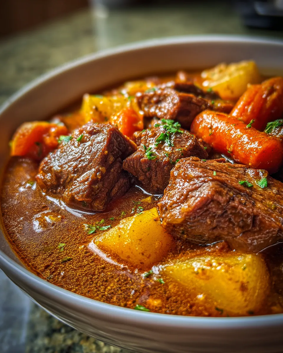Classic Homemade Beef Stew