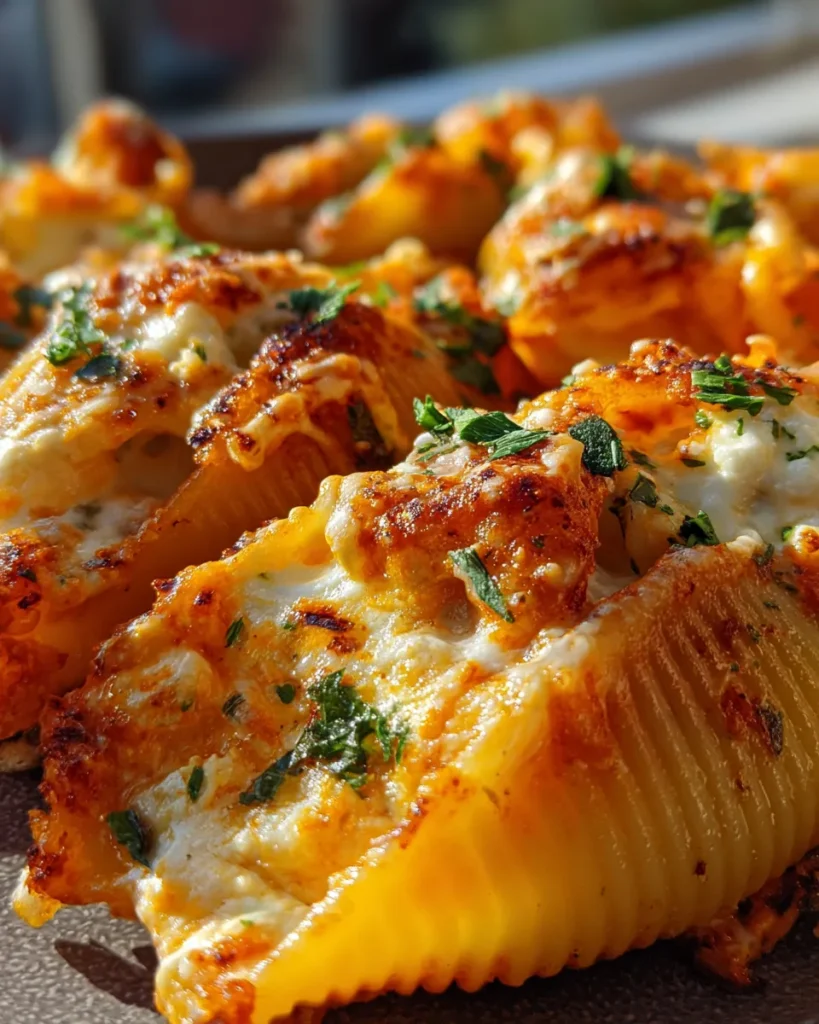 Creamy Pumpkin Ricotta Stuffed Shells