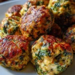 Creamy Spinach Turkey Meatballs