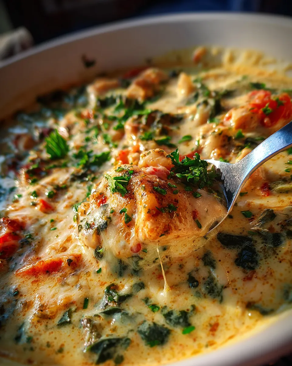 Creamy Tuscan Chicken Soup