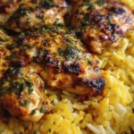 Easy Greek Lemon Chicken with Flavorful Rice Recipe