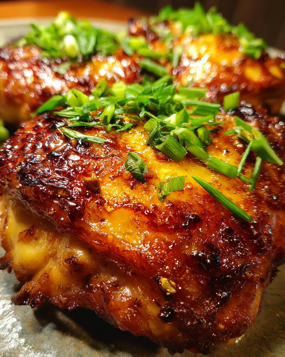 Easy Soy Garlic Chicken Thighs Recipe