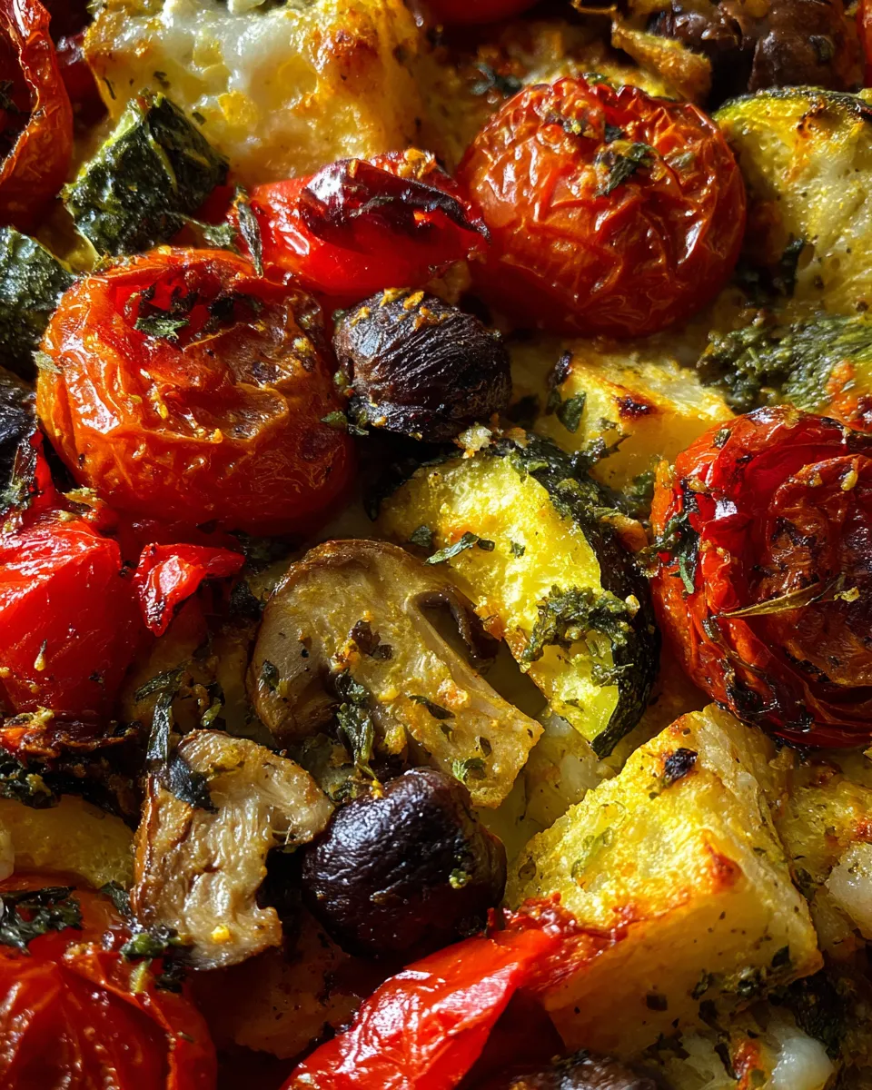 Mediterranean Roasted Vegetables Recipe