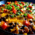 One-Pan Southwest Black Bean Skillet