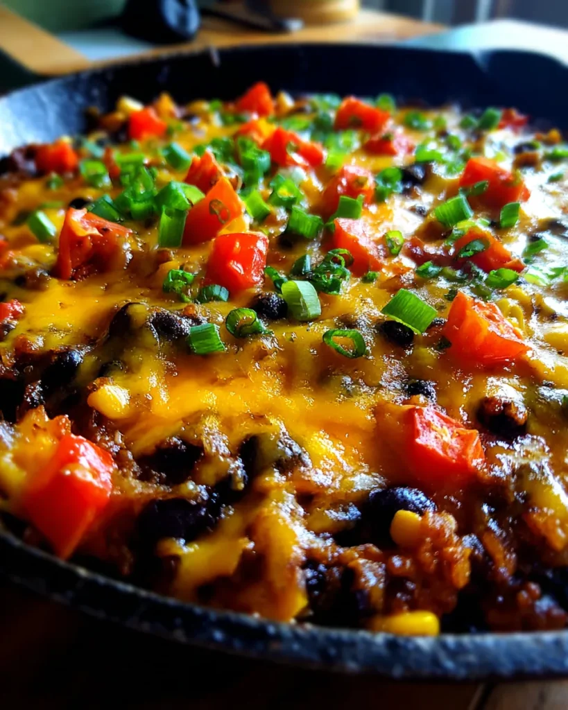 One-Pan Southwest Black Bean Skillet