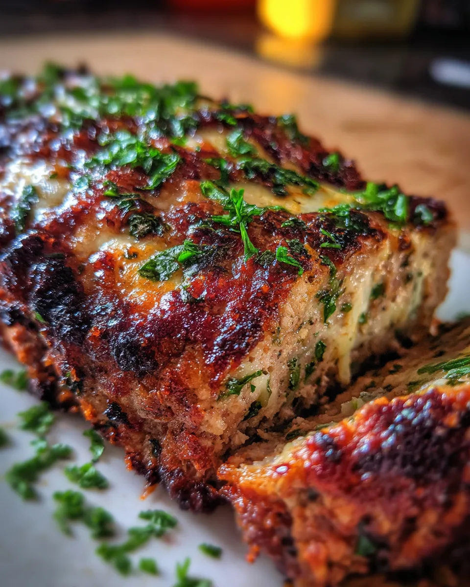 Parmesan Chicken Meatloaf