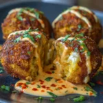Reuben Balls with Spicy Thousand Island Sauce
