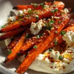 Roasted Carrots with Whipped Ricotta and Hot Honey