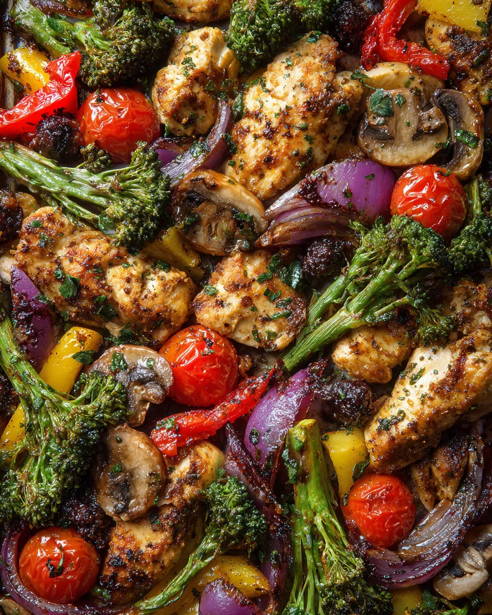 Sheet Pan Balsamic Chicken and Veggies Recipe