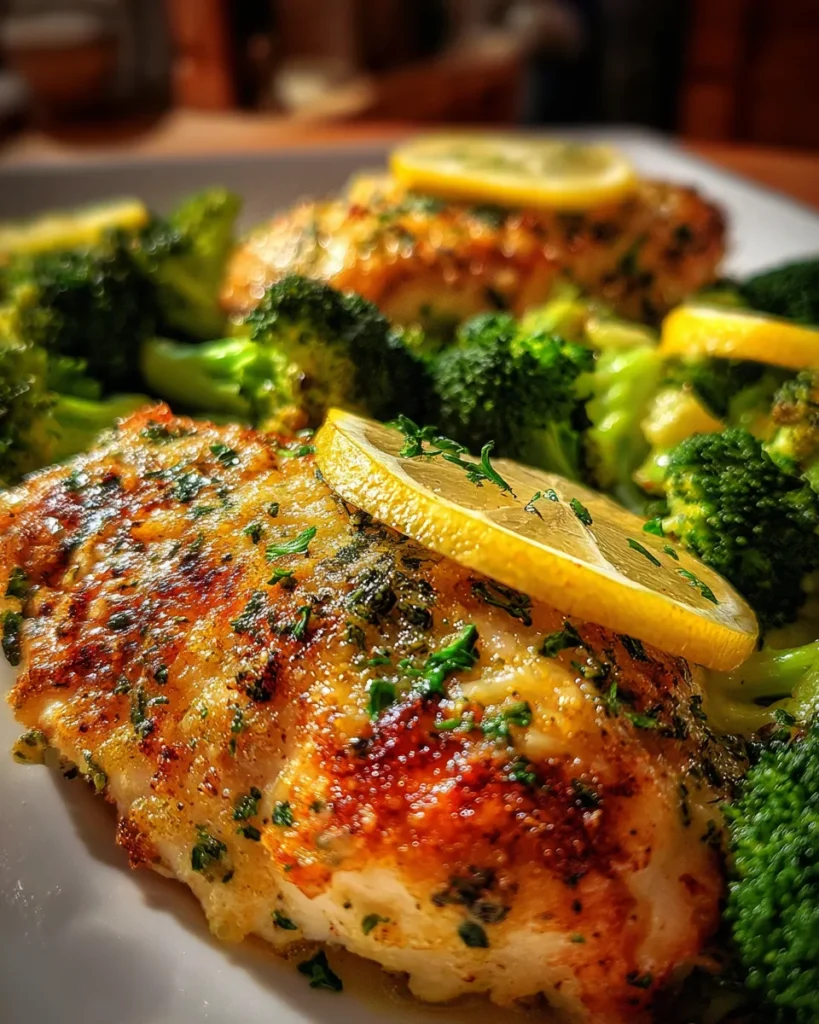 Sheet Pan Lemon Chicken and Broccoli Recipe
