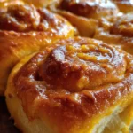 Soft Pumpkin Rolls with Spiced Butter