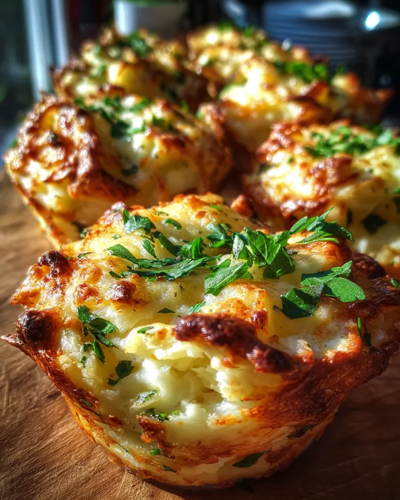 Stuffed Mashed Potato Nests