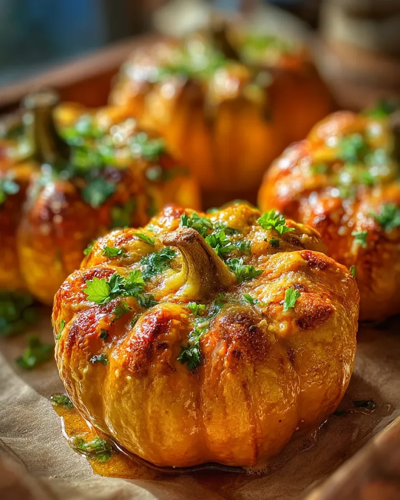 Stuffed Mini Pumpkins