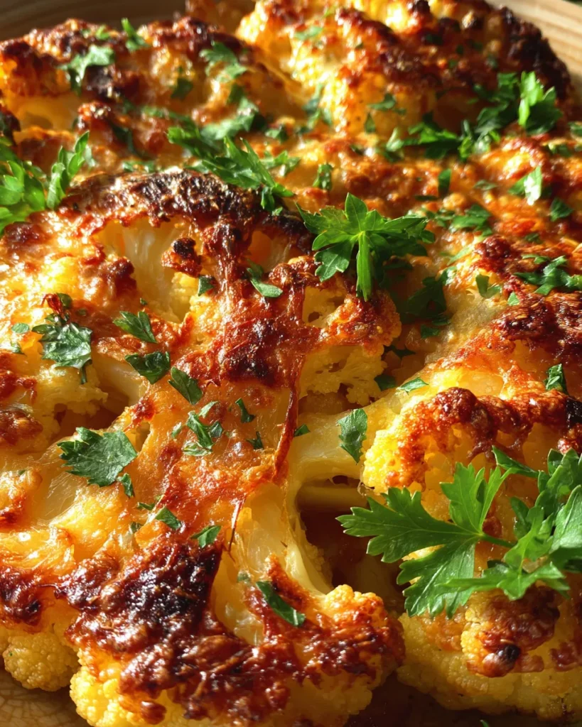 Cheesy Cauliflower Steaks