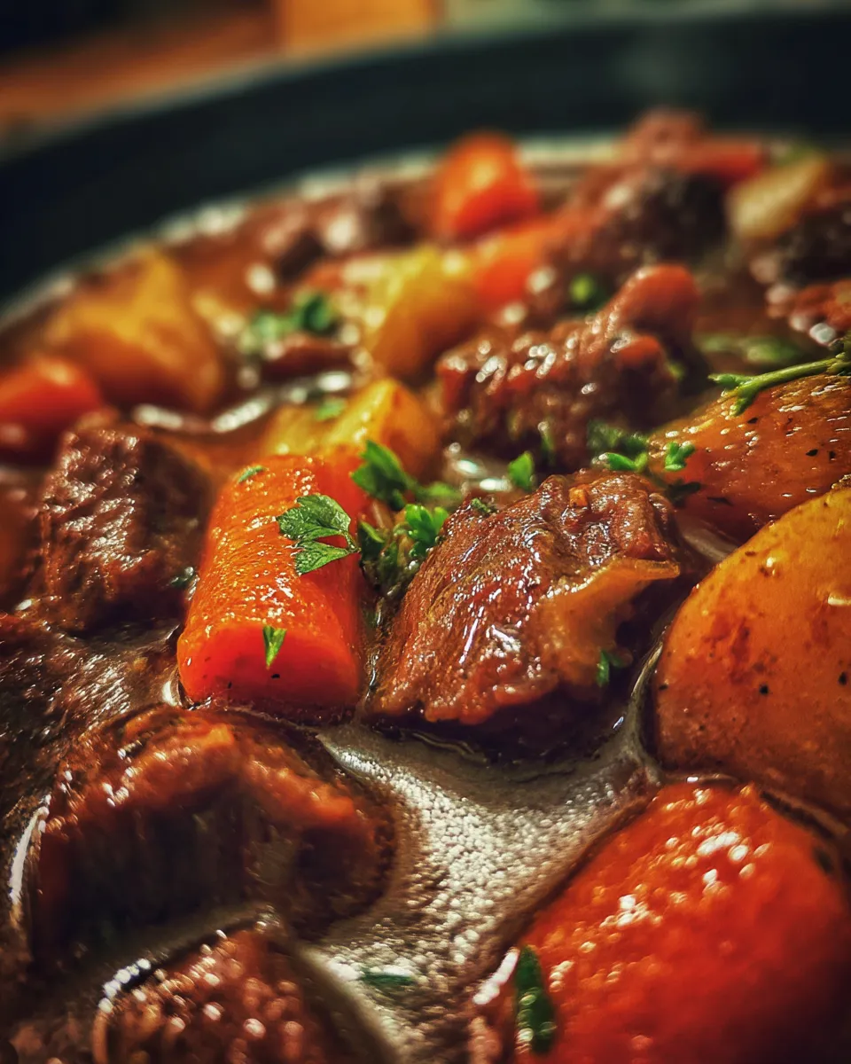 Classic Homemade Beef Stew