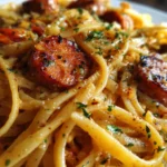 Creamy Cajun Sausage Pasta