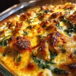 Creamy Chicken and Spinach Casserole