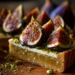 Fig Honey Pistachio Tart