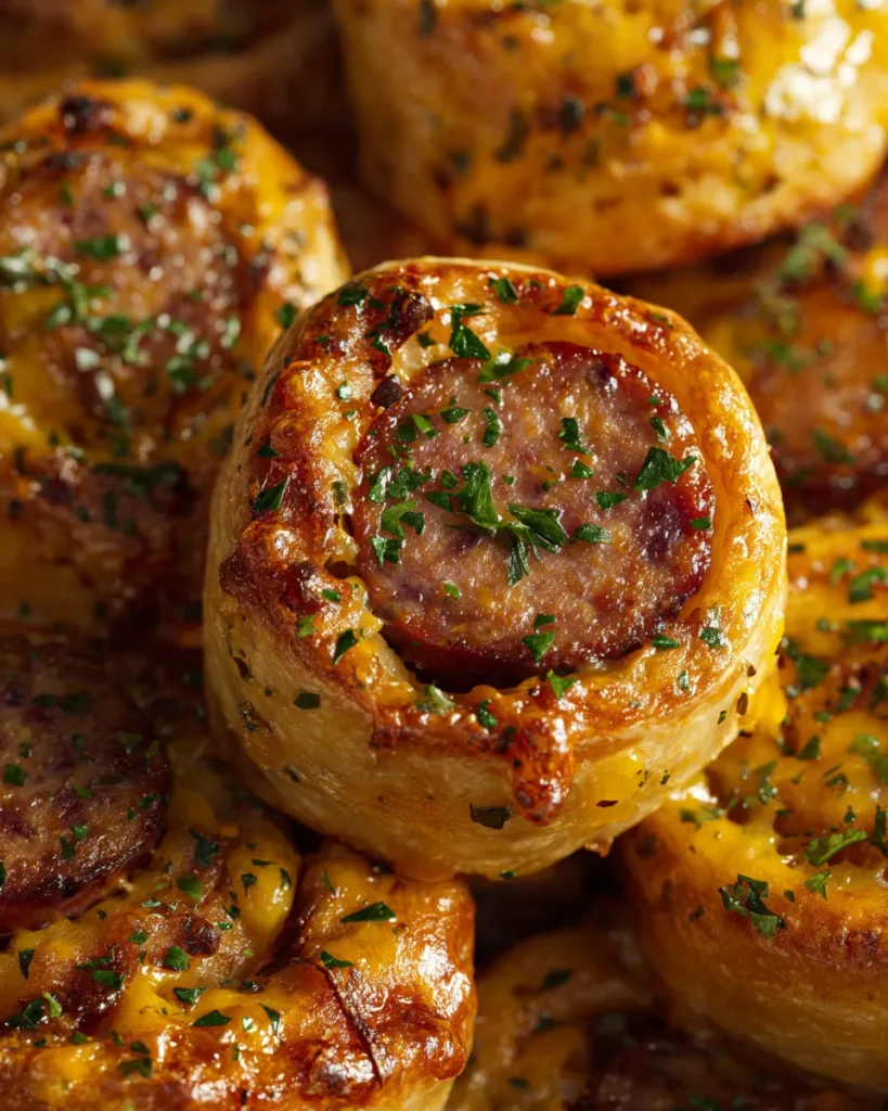 Golden And Savory French Onion Sausage Rolls