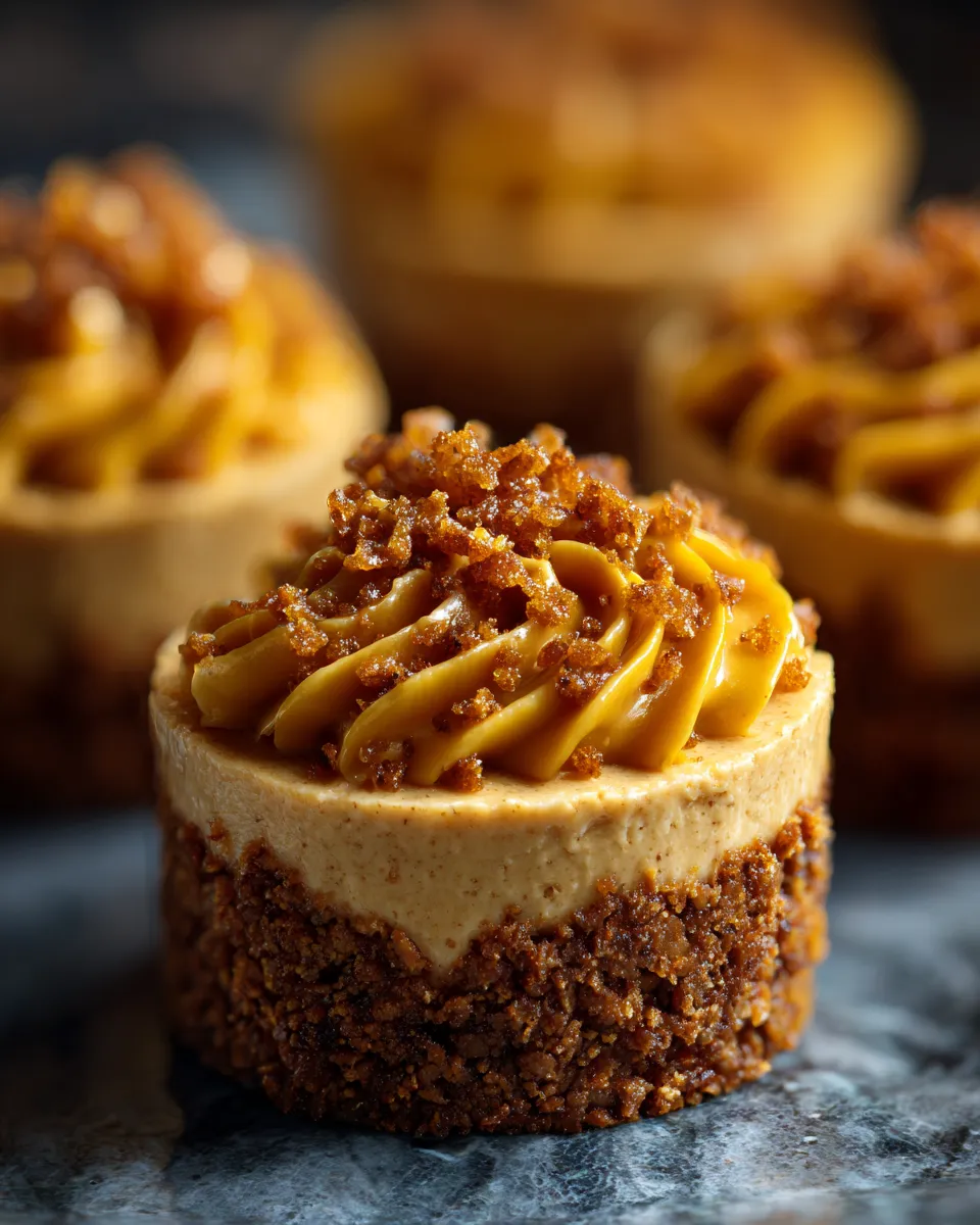 No-Bake Gingerbread Cheesecake Cups