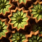 Pistachio Pudding Linzer Cookies