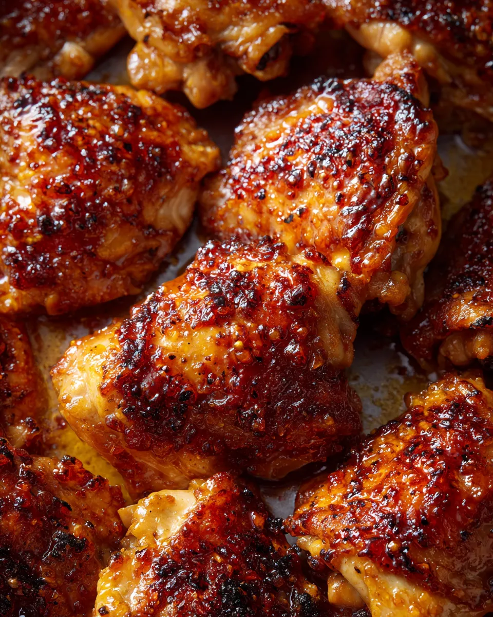 Sheet Pan Maple Glazed Chicken Thighs Recipe