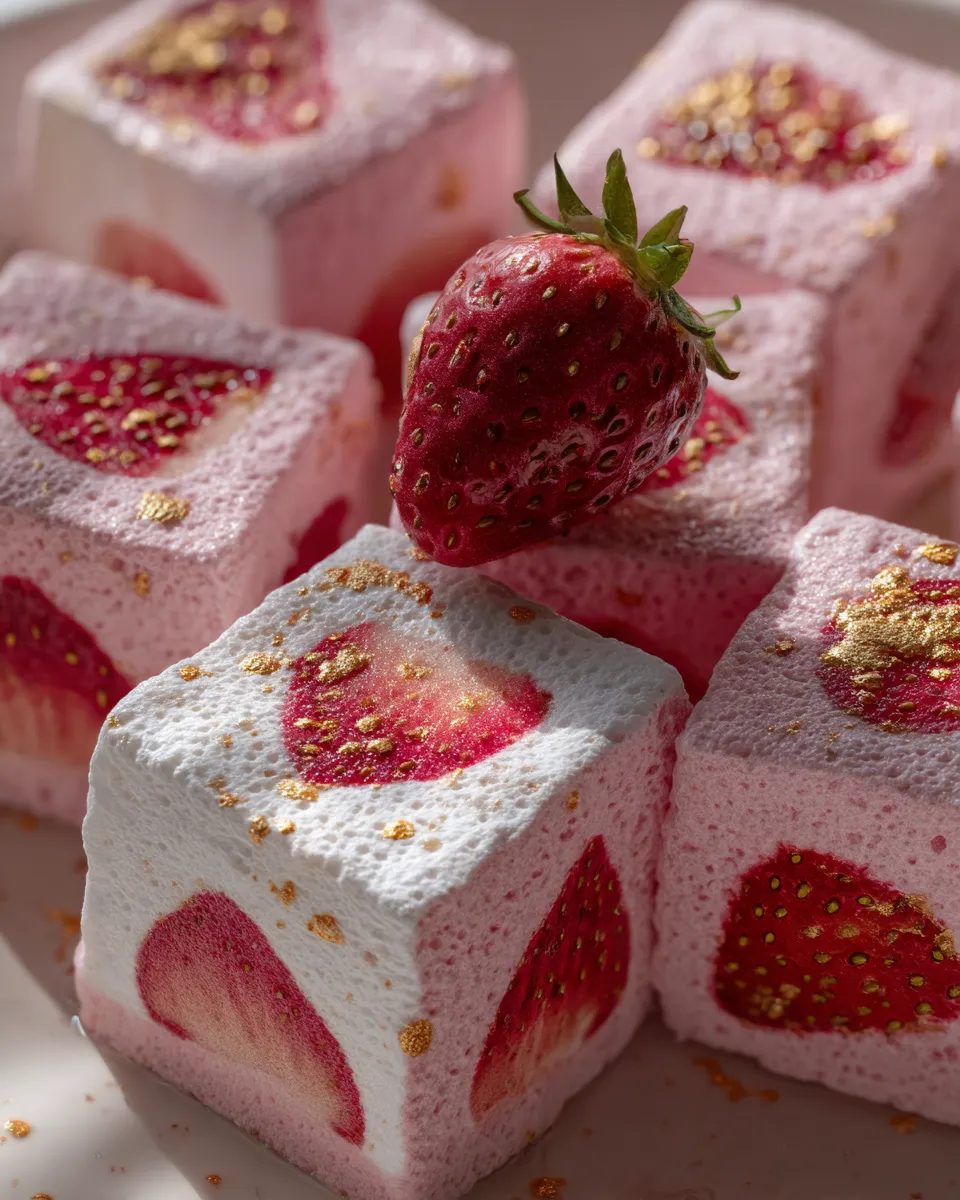 Strawberry Marshmallows